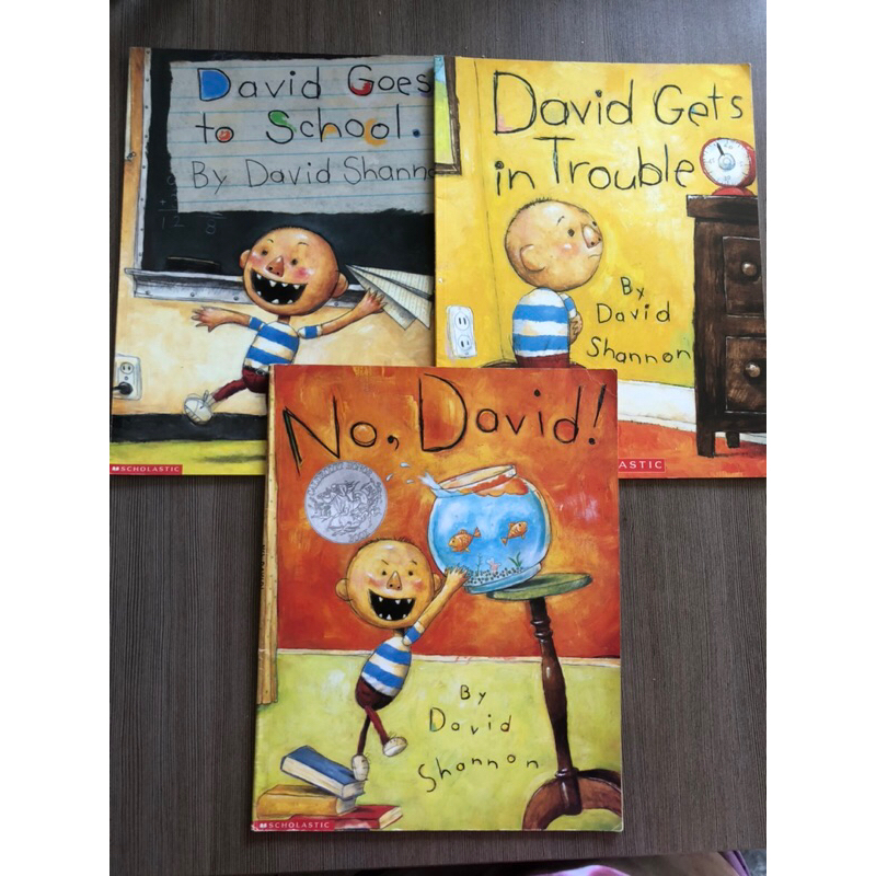 Coleção David Shannon - No, David!, David Gets in Trouble e David Goes to  School