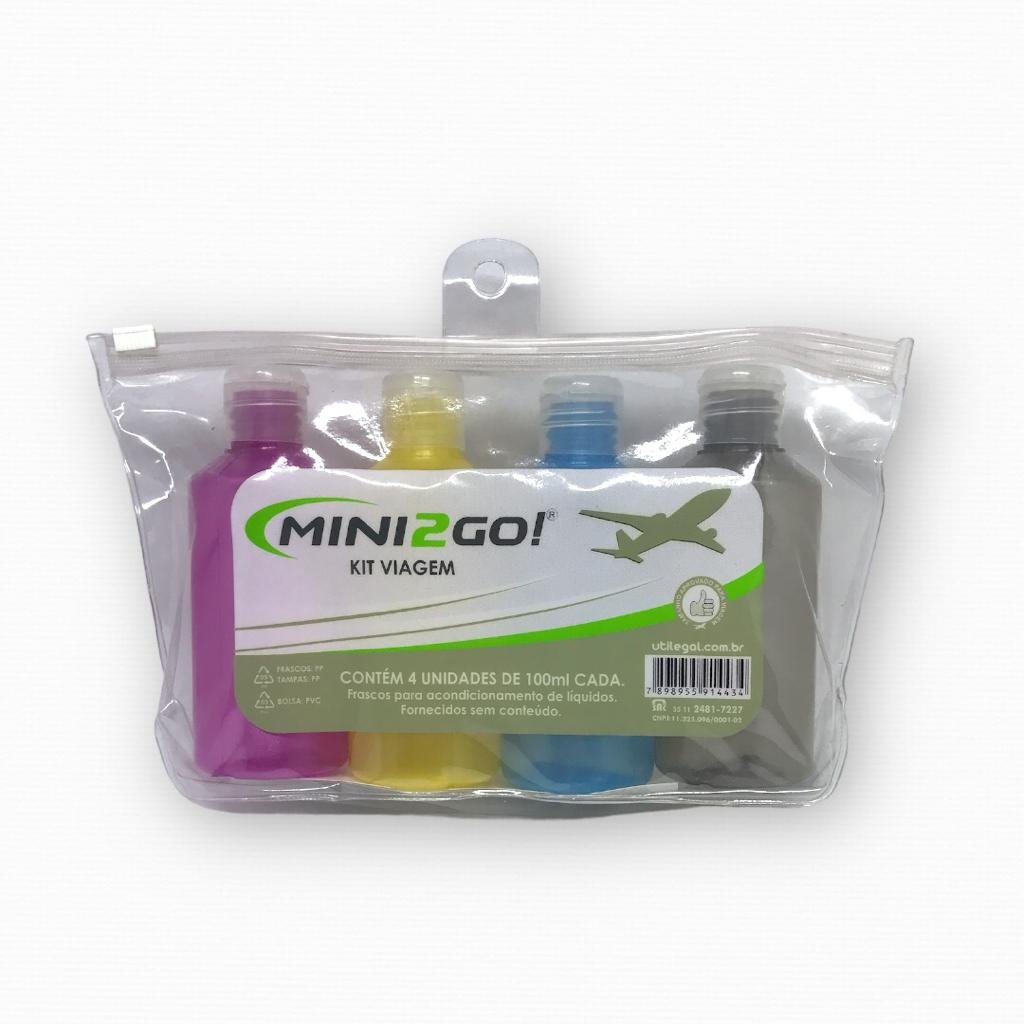Kit viagem mini2Go Necessaire 100ml | Shopee Brasil