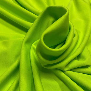 Tecido Malha Helanca Light Verde Maça Chroma Key Fluorescente 1,80m de largura 100% poliéster