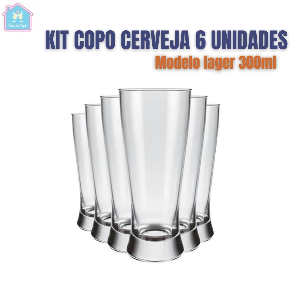 Jogo de Copo Americano + 1 Copo Joinville 680 ml São Paulo