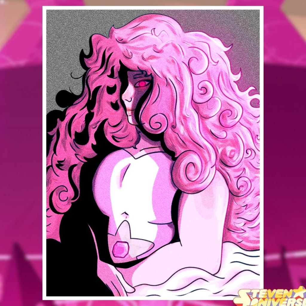 Poster Steven Universe Rose Quartz / Diamante Rosa - Poster do Desenho ...