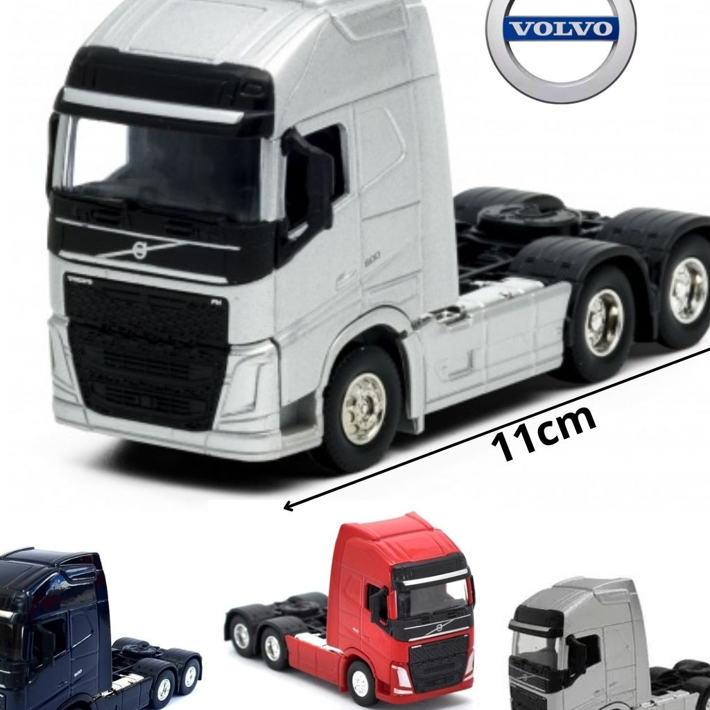 Carrinho de Coleção Caminhão Volvo FH 500 Cavalinho Truck Trucado New Escala 1/64