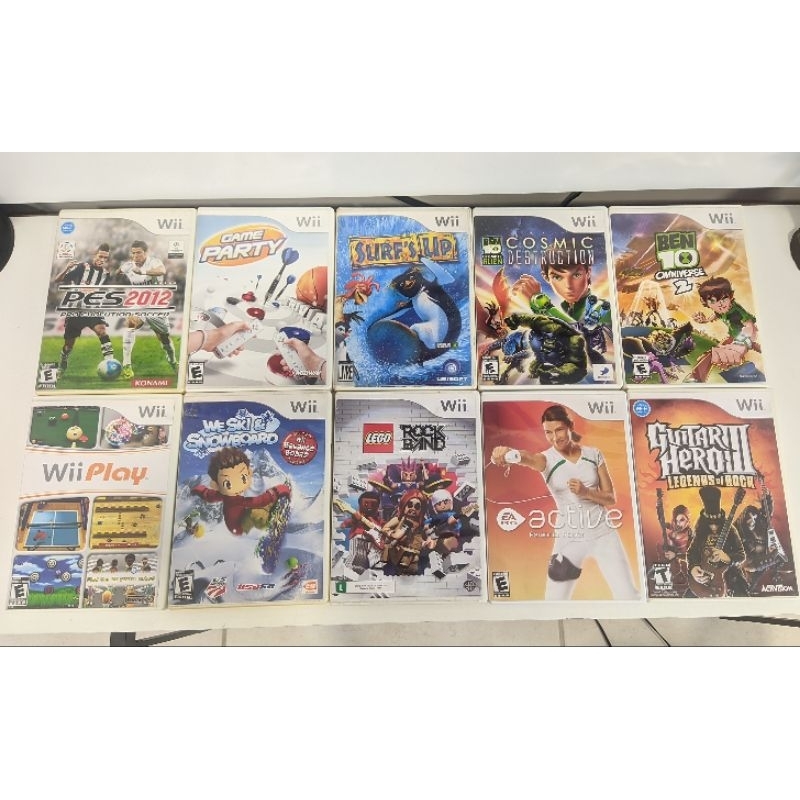 jogos nintendo wii/Wii u americanos e semi novo lê descrição