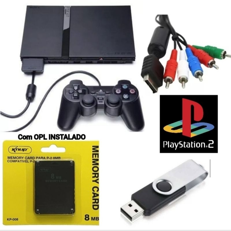 Playstation 2 - Pen Drive com Mais de Mil Jogos para Opl, Jogo de  Videogame Playstation Nunca Usado 87525490