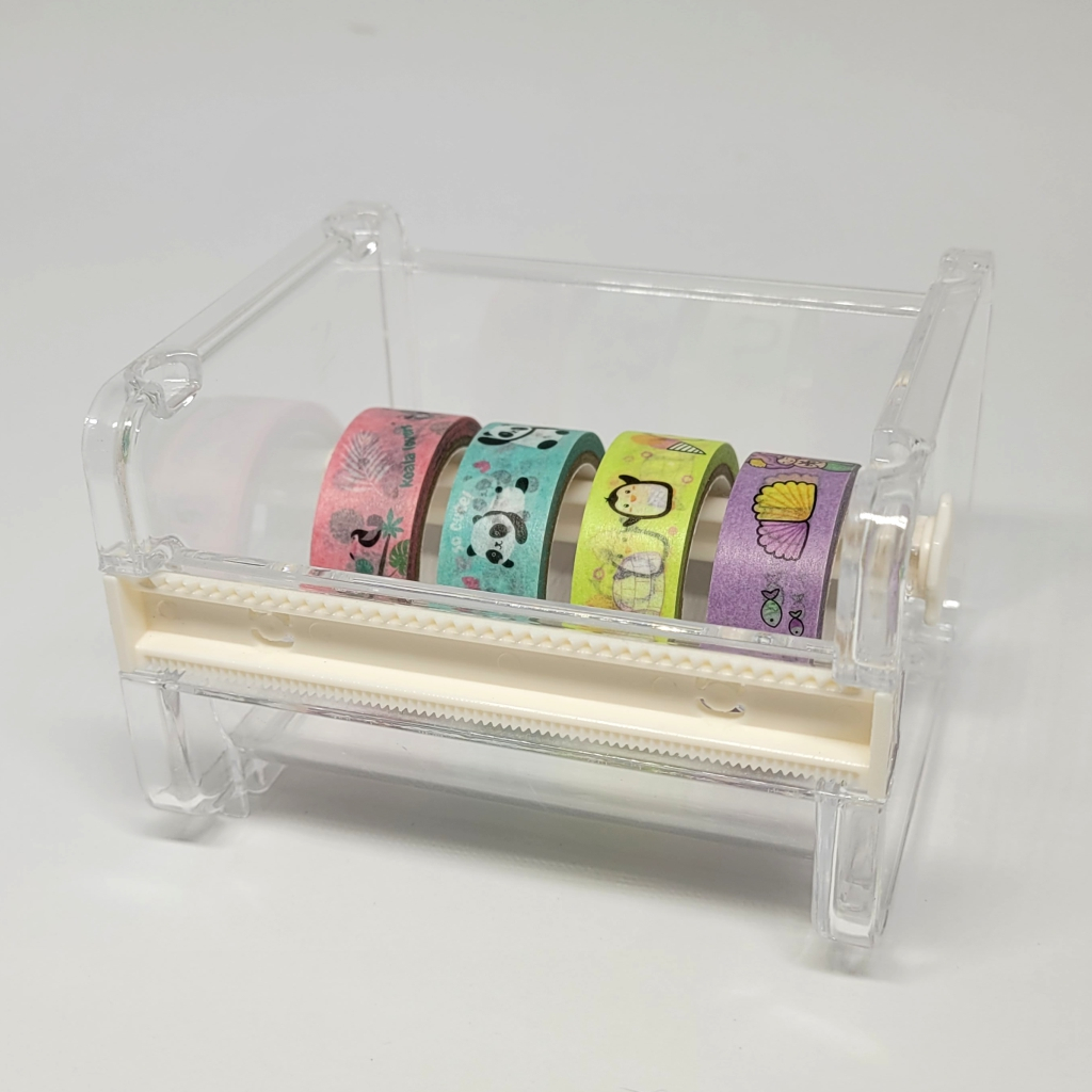 Suporte Washi Tape Dispenser Acrilico Transparente Empilhavel Shopee Brasil