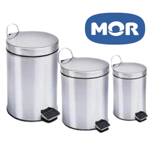 Lixeira aço inox com pedal cesto removível lata de lixo 3L/5L/8L