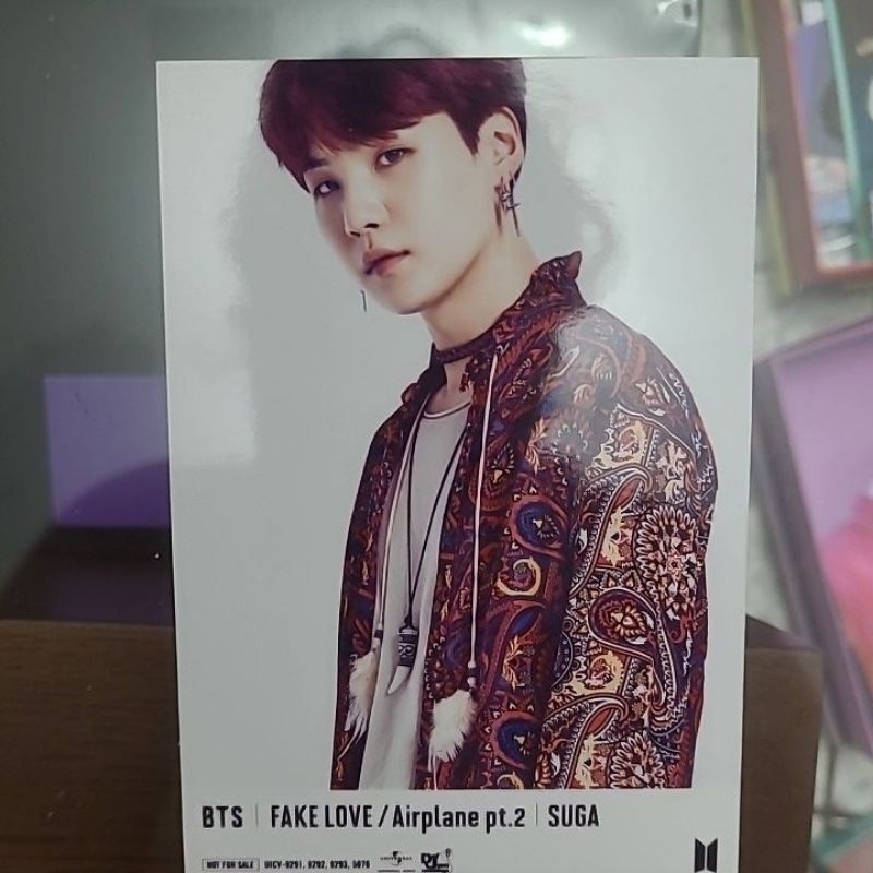 BTS oficial Fake Love Airplane PT.2 Japan postcard | Shopee