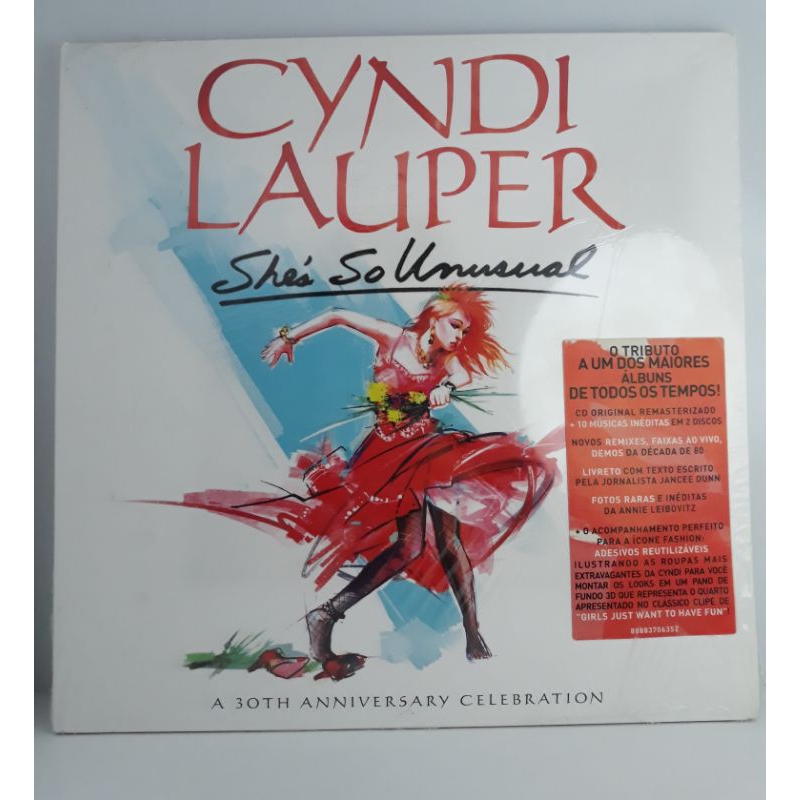 Cd Cyndi Lauper Shes So Unusual 30th Anniversary Deluxe Edition Celebration Com 2 Discos 