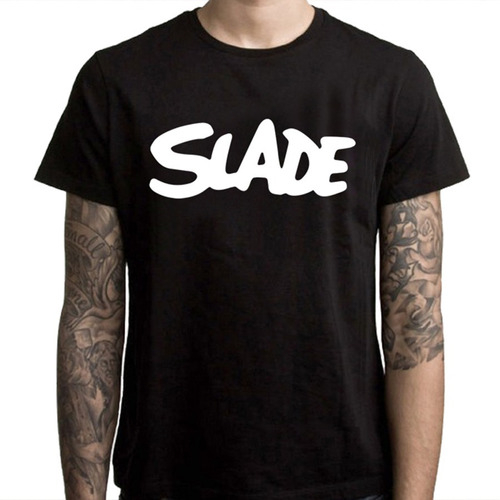 Camiseta Masculina Slade - 100% Algodão | Shopee Brasil