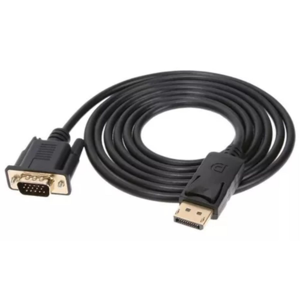 Cabo Adaptador Displayport Macho X Vga Macho 1.8m MarisaStore