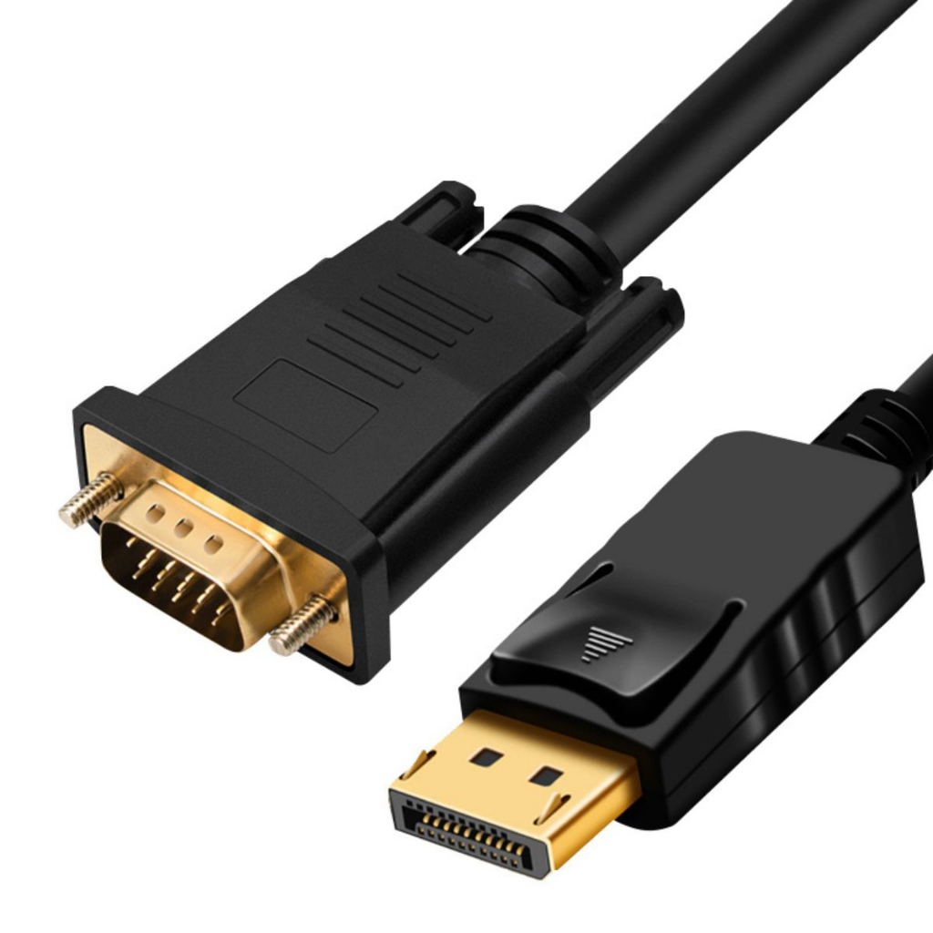 Cabo Adaptador Displayport Macho X Vga Macho 1.8m