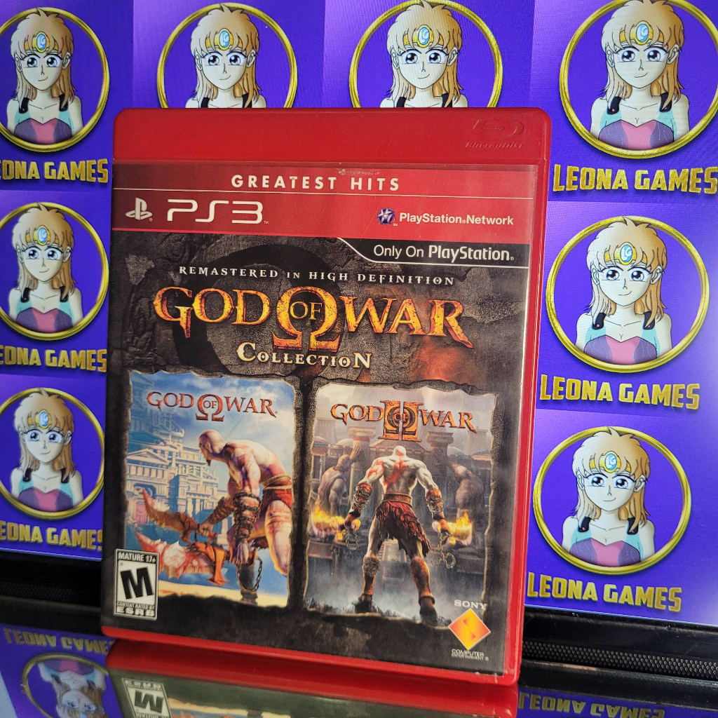 God Of War Collection (Gow 1 e 2 HD) PS3 Original - Mídia Física (Usado ...