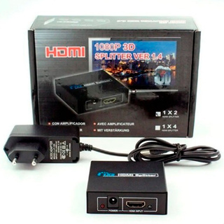 Hdmi Splitter 1x2 Divisor De Sinal 3d 1080p Duplicador TV ANJ