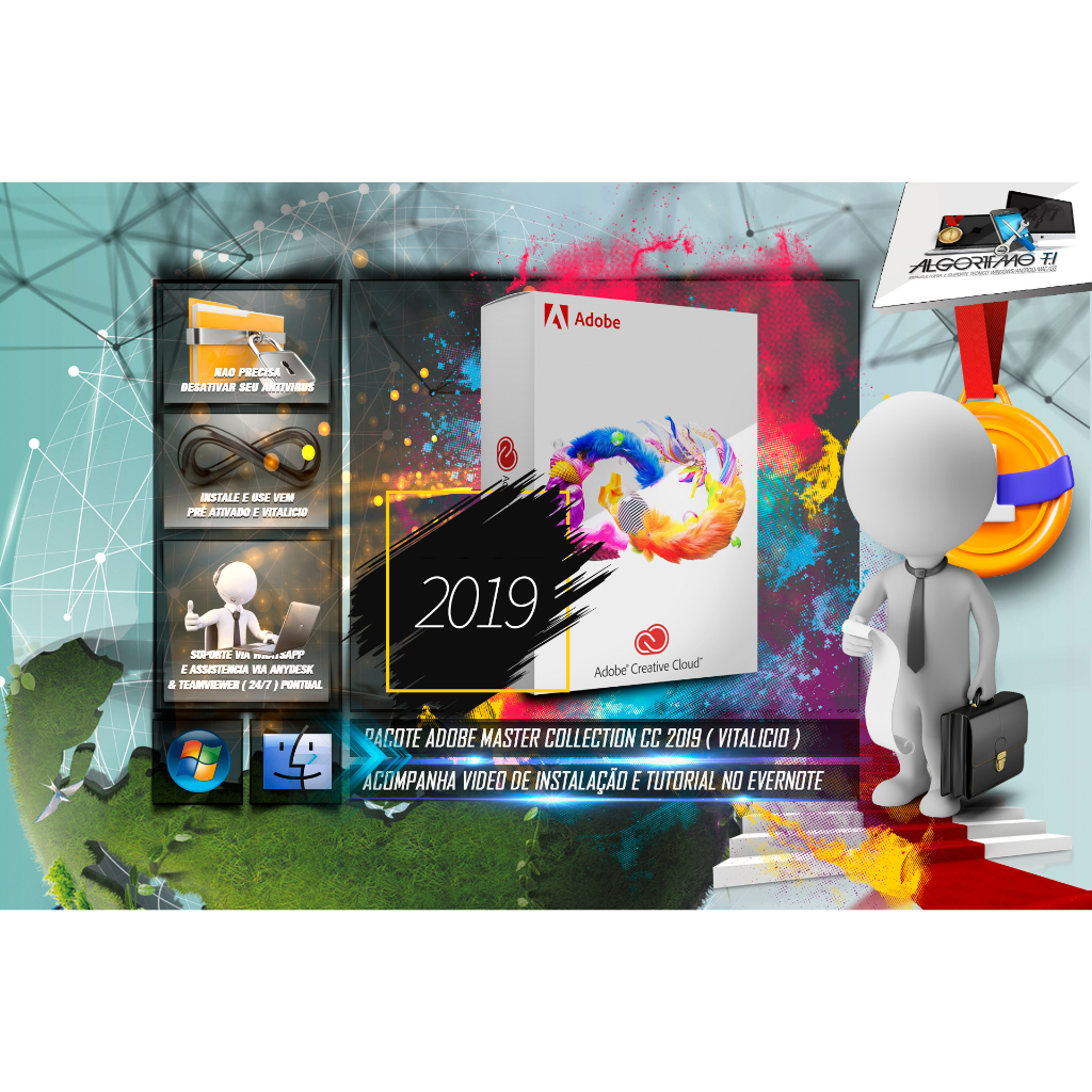 Adobe Master Collection CC 2019 ( Windows ) Shopee Brasil