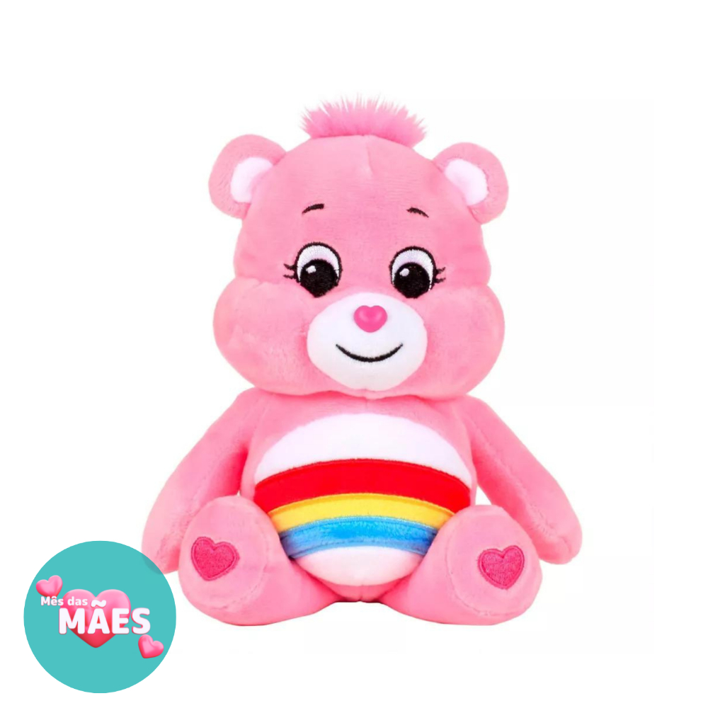 Pelúcia Ursinhos Carinhosos Rosa 22 Cm Original Sem Caixa | Shopee Brasil