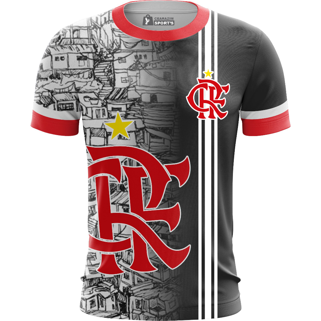 Camisa Camiseta Flamengo Torcida Favela
