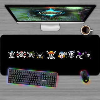 Mousepad Gamer, Tamanhos variados, Anime - SIMBOLOS PIRATA ONE PIECE