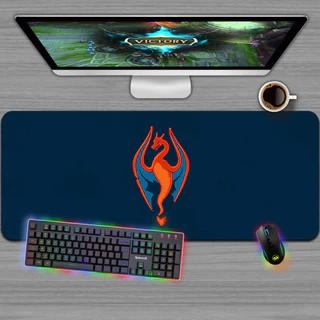 Mousepad Gamer, Tamanhos variados, Anime - CHARIZARD SKYRIM POKEMON