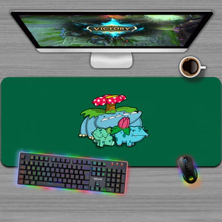 Mousepad Gamer, Tamanhos variados, Anime - PLANTA BUG POKEMON