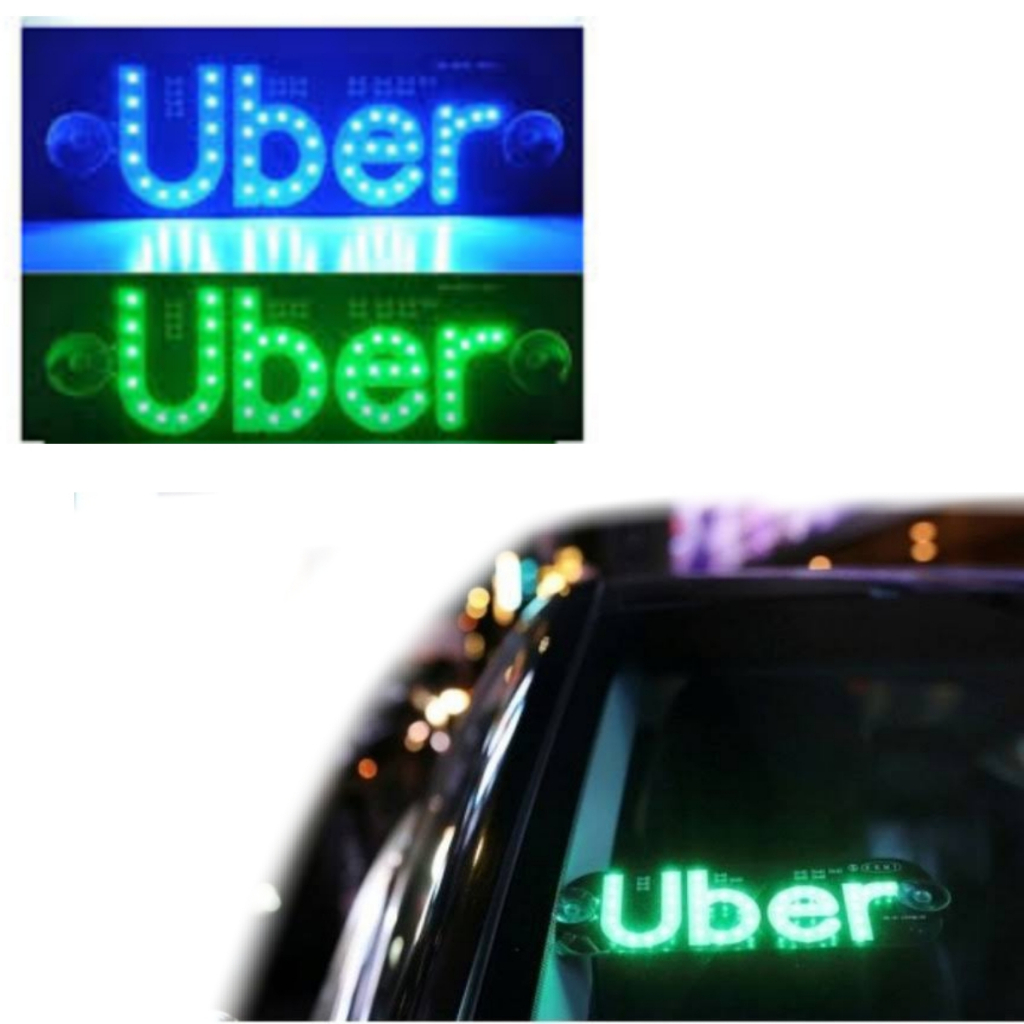 PLACA UBER LED PARA APLICATIVO | Shopee Brasil