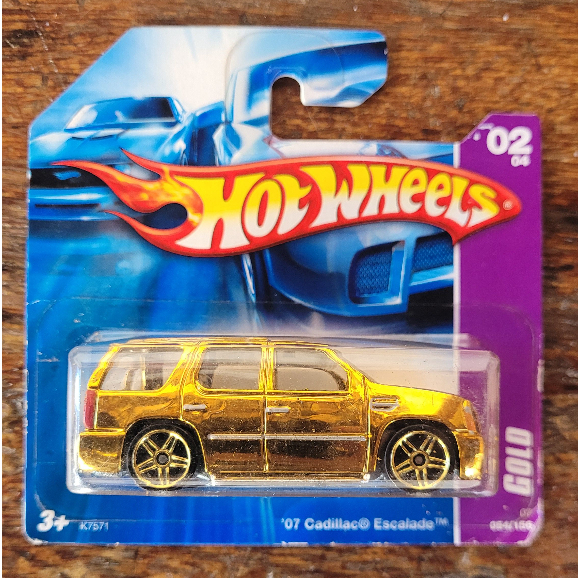 Hot Wheels - '07 Cadillac Escalade Dourado - Gold Rides 2007 (Lacrada) - Main Line 1:64