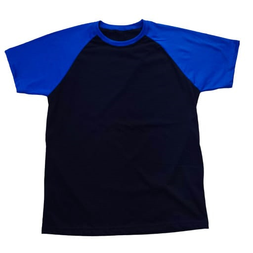 Camiseta T-shirt Raglan Lisa 100% Algodão