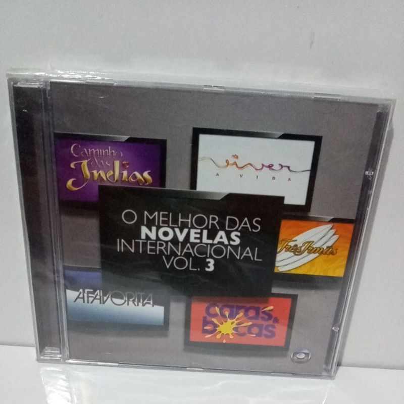 Cd O Melhor Das Novelas Internacional Vol 3 Trilha Sonora Novo de