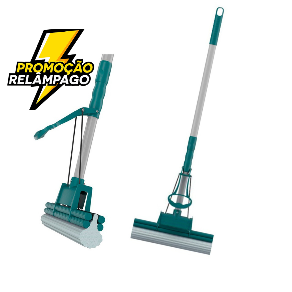 Rodo Mágico Sekito Mop Fácil Lava e Seca Plus Limpeza Geral