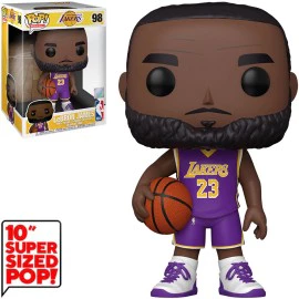 FUNKO POP BASKETBALL NBA LOS ANGELES LAKERS - LEBRON JAMES 98 (SUPER SIZED 10") em Oferta na Shopee