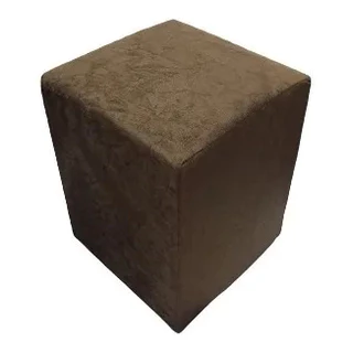 Puff Puf Decorativo Em Suede