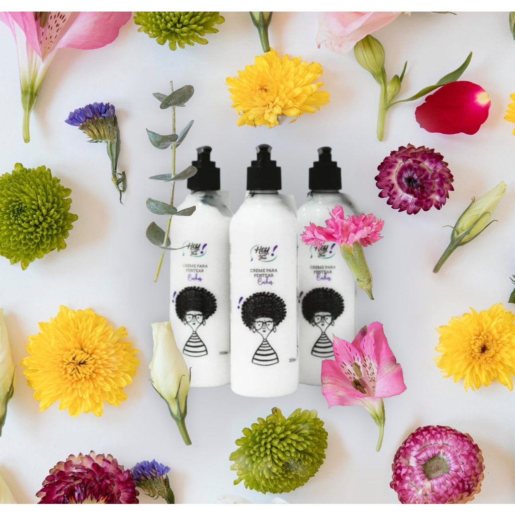 Creme Para Pentear Hey You Cachos e Crespos, 300ml cada