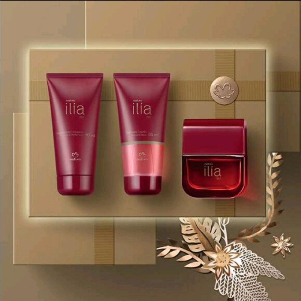 Kit Ilía Ser Feminino Natura Deo Parfum, Hidratante Corporal