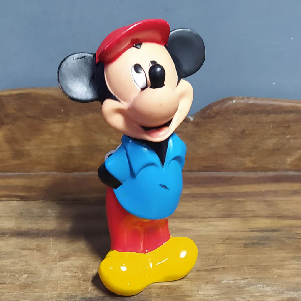 Bonequinho de borracha antigo do Mickey Mouse - Disney | Shopee Brasil