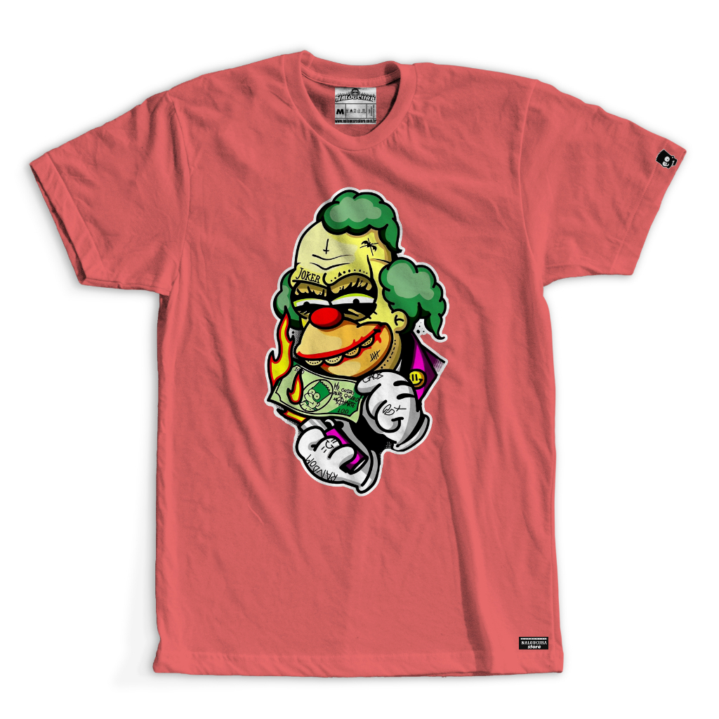 Camiseta Camisa The Simpsons Krusty Joker Coringa Rap Trap Shopee Brasil
