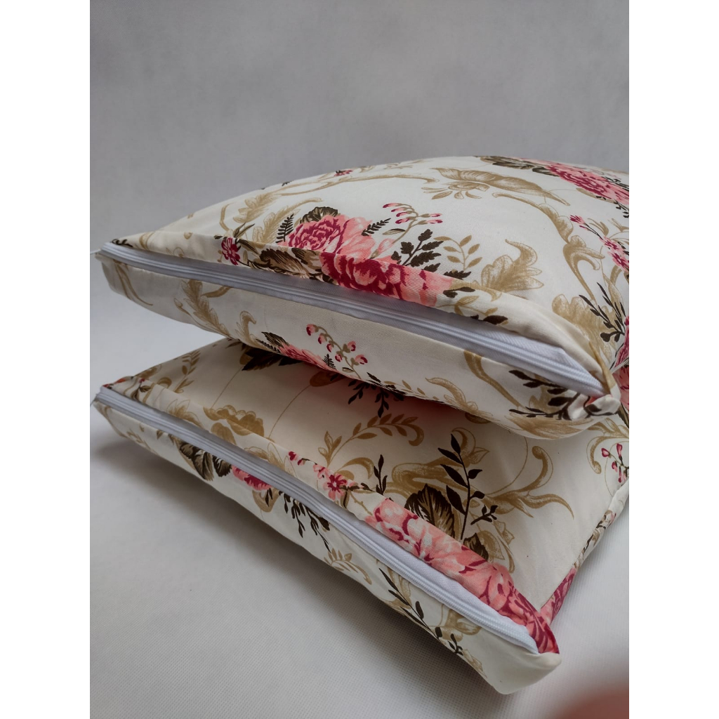 Kit 4 Fronhas Estampadas Com Zíper - 100% Algodão 160 Fios