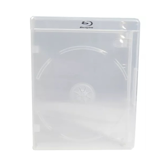 6 Estojo Capa Box Case Blu-ray Simples Transparente | Shopee Brasil