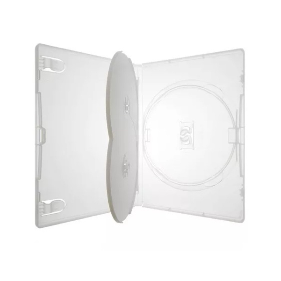 6 Estojo Capa Box Case Dvd Triplo Transparente Grosso 14 Mm | Shopee Brasil