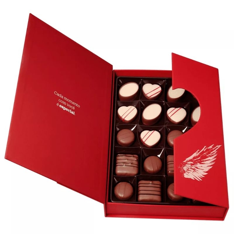 Chocolate Caixa Bombom Angel Cacau Show 200g Shopee Brasil