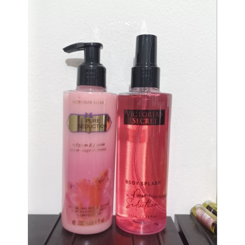 Kit Hidratante Body Splash Victoria S Shopee Brasil