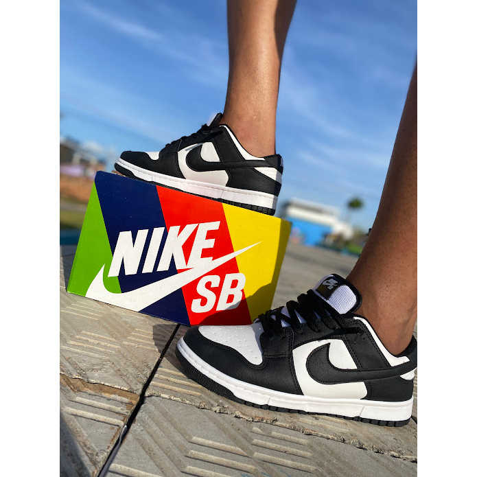 Tênis Nike Dunk Low Retro "Panda" Branco/Preto