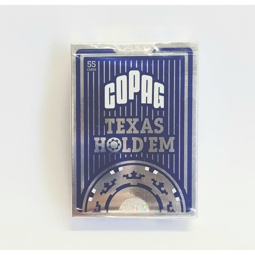 Baralho De Poker Texas Hold'em Azul Cartas Copag Jogo Poker - Baralho Copag  - #