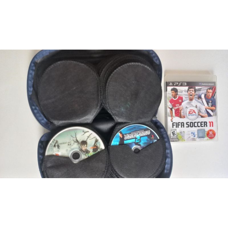 Lote 50 jogos ps2 uma case e 1 jogo de ps3 - Escorrega o Preço