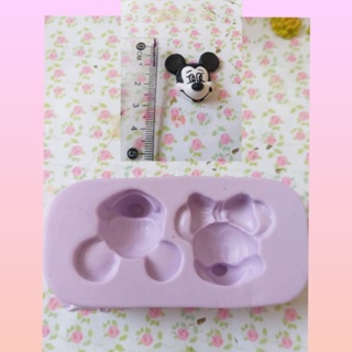 molde de silicone mickey e minney