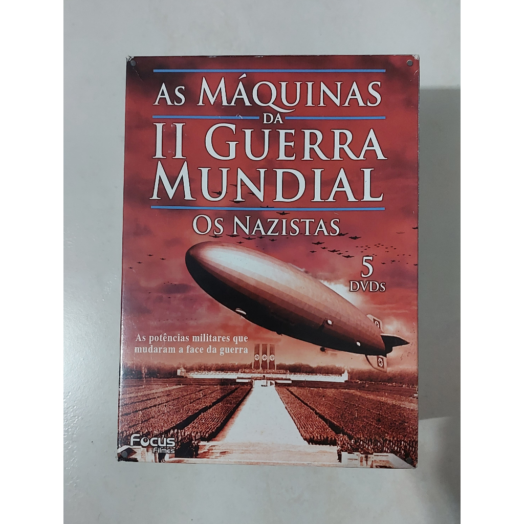 Box As Máquinas Da Segunda Guerra Mundial Os Nazistas 5 Dvds Shopee Brasil 3340