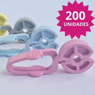 200 Unidades Prendedor de Plástico