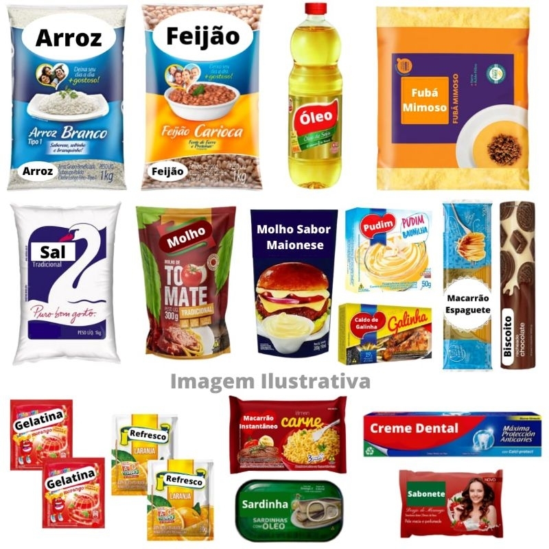 Cesta Básica - Produtos Essenciais | Shopee Brasil