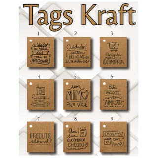 Tags Kraft com Frases de Agradecimento Casamento Lembrancinha