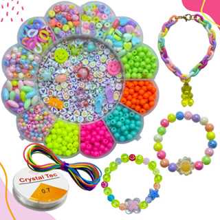 Maleta Kit Infantil Para Pulseira 1850 Peças + Silicone