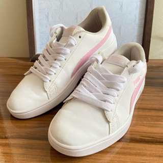 Tênis Puma Branco e Rosa