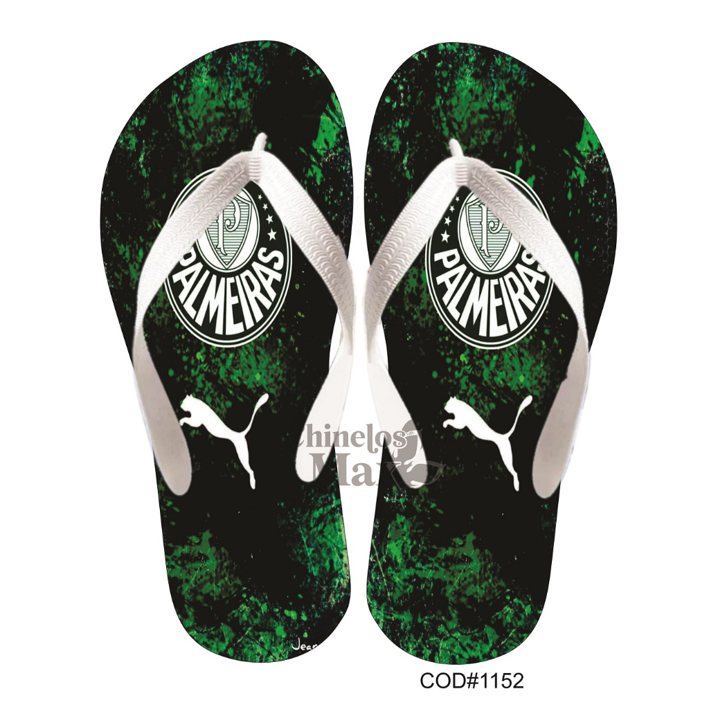 Chinelo do Palmeiras adulto e infantil